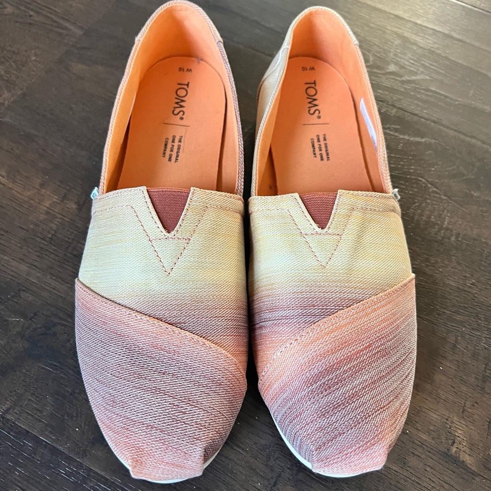 Tom’s Alpargata Canvas Sunset Slip On Shoes